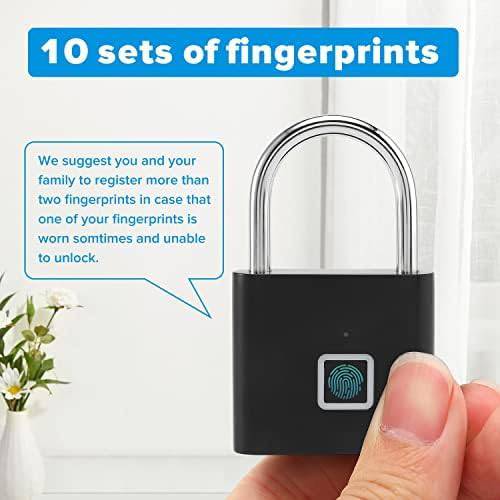 Fingerprint Padlock - Goldiesbliss