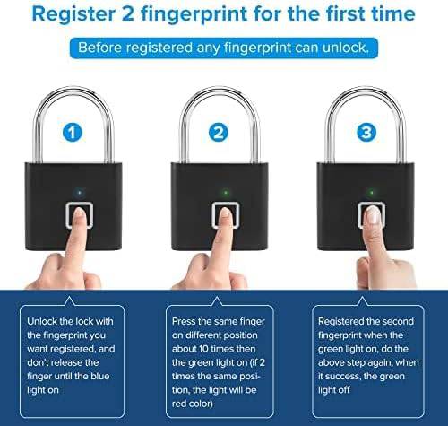 Fingerprint Padlock - Goldiesbliss