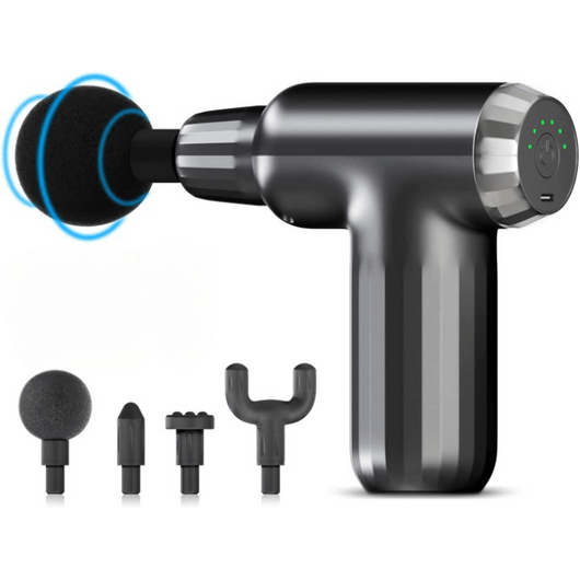 Muscle Massage Gun with 4 Heads FH - 820 - Goldiesbliss