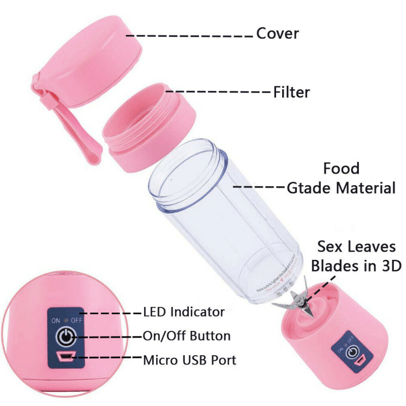 Portable Juicer Blender - Goldiesbliss